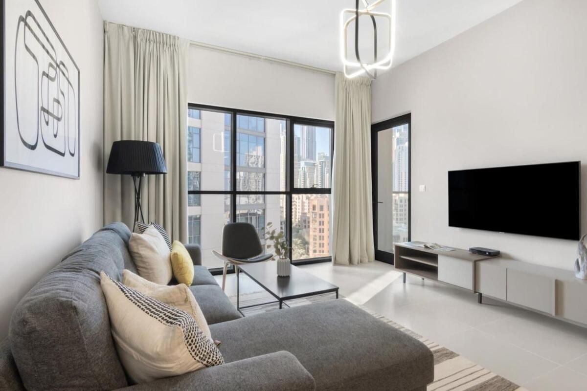 דירות דובאי Silkhaus Design 1Bdr With Burj Khalifa View In New Tower מראה חיצוני תמונה