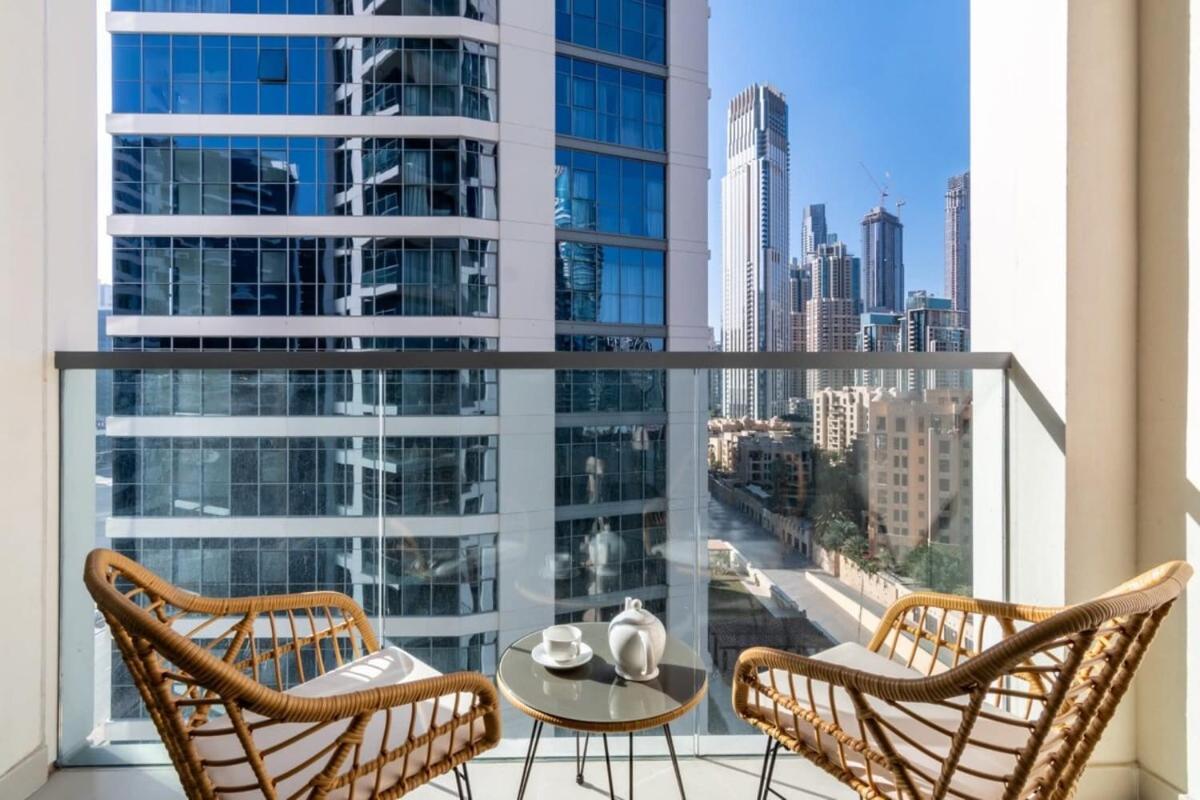 דירות דובאי Silkhaus Design 1Bdr With Burj Khalifa View In New Tower מראה חיצוני תמונה