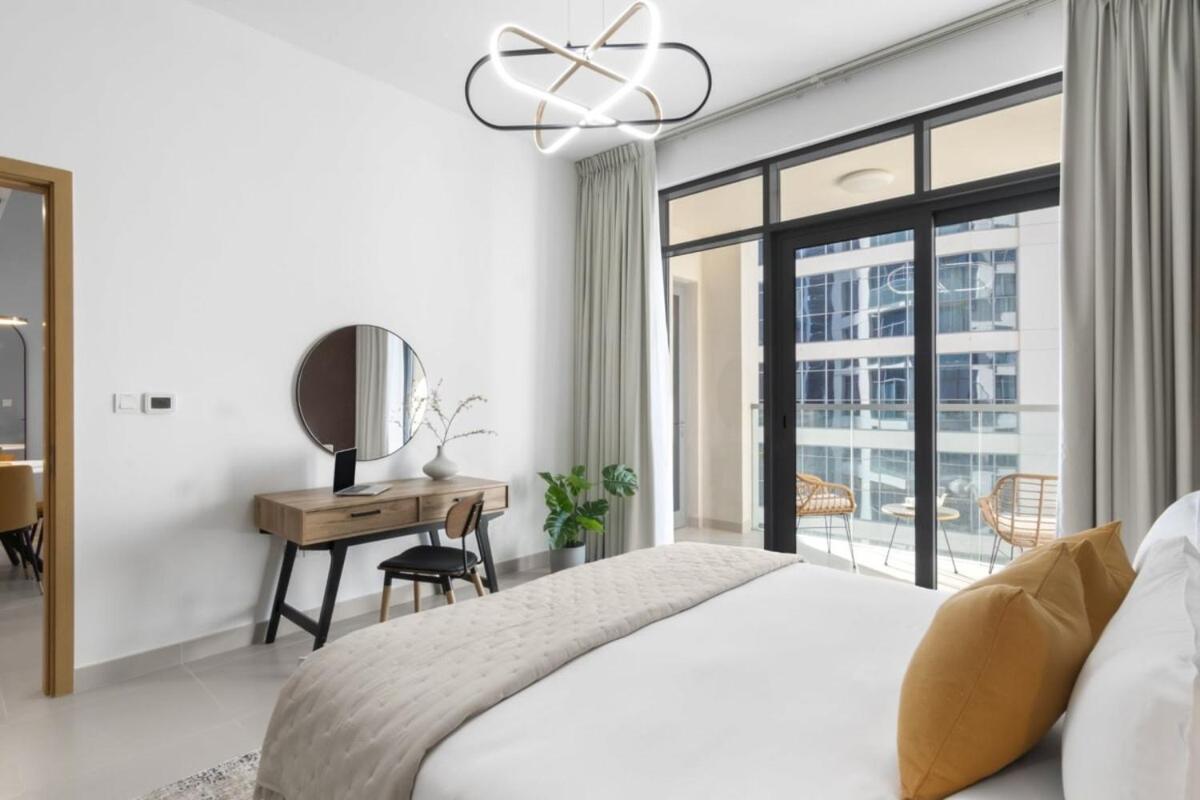דירות דובאי Silkhaus Design 1Bdr With Burj Khalifa View In New Tower מראה חיצוני תמונה
