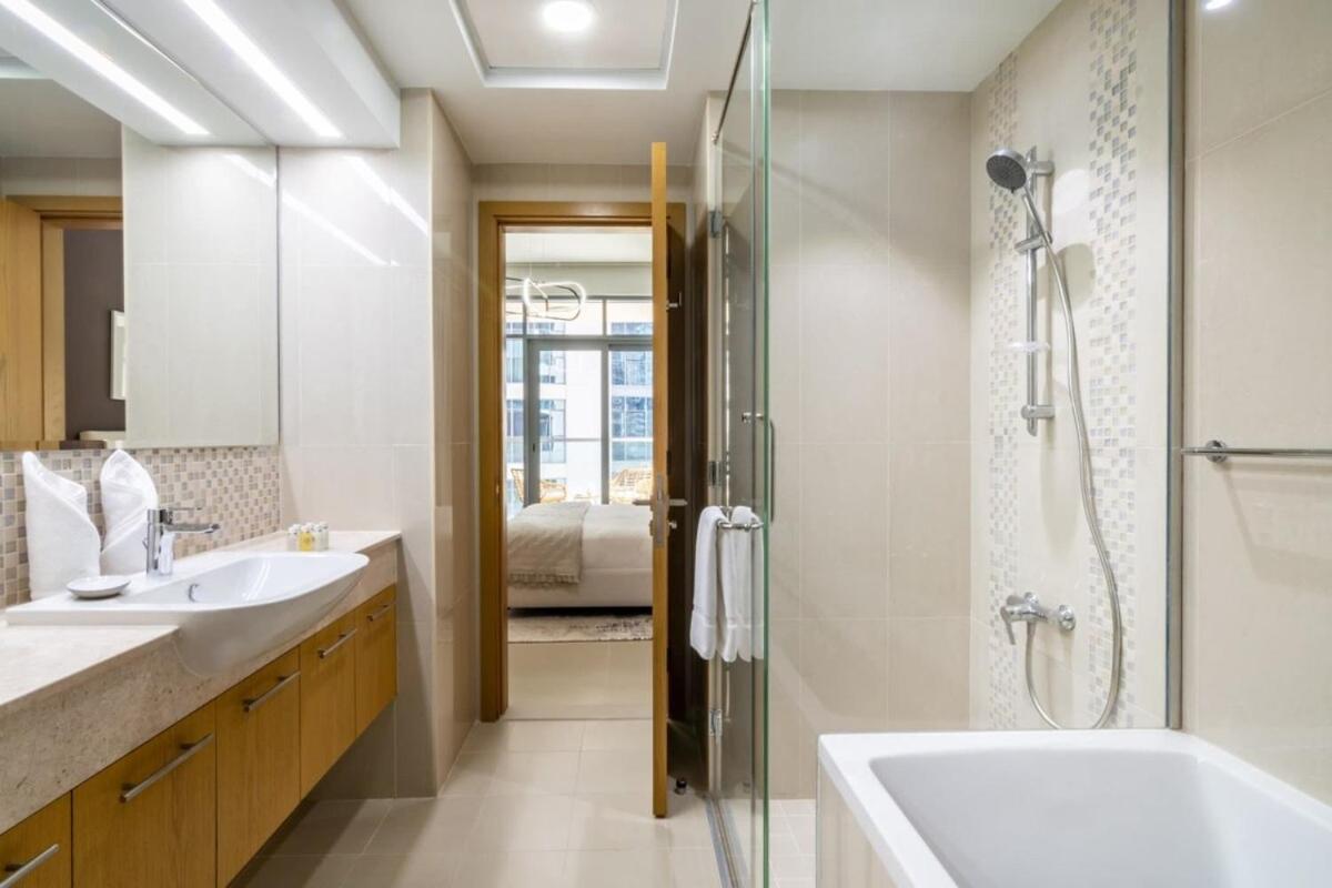 דירות דובאי Silkhaus Design 1Bdr With Burj Khalifa View In New Tower מראה חיצוני תמונה
